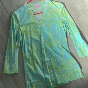 Lilly Pulitzer big bam blue tunic XS